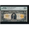 1922 $20 Gold Certificate PMG 35EPQ