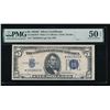 1934D $5 STAR Silver Certificate PMG 50EPQ