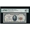 1929 $20 Chicago FRBN PMG 67EPQ