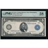 1914 $5 Philadelphia FRN PMG 58