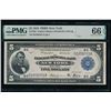 1918 $5 New York FRBN PMG 66EPQ