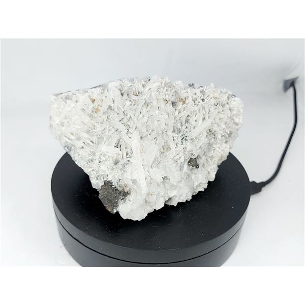 EXCEPTIONAL CHRYSANTEMUM MORIFOLIUM QUARTZ CLUSTER WITH GALENA