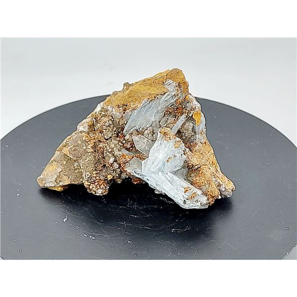 BEAUTIFUL AND RARE LAMELAR BLUE BARITE - COLLECTIBLE SPECIMEN