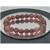 Image 1 : 8mm Genuine Natural Red Super 7 Seven Lepidocrocite Quartz Beads