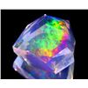 Image 3 : Extraordinary Rare Mexican Contraluz Opal - precison cut - 6.11 ct.