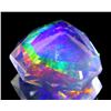 Image 4 : Extraordinary Rare Mexican Contraluz Opal - precison cut - 6.11 ct.
