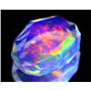 Image 2 : Very, very Rare  Mexican Contra Luz Opal - precision cut, 5.87 ct.