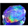 Image 3 : Very, very Rare  Mexican Contra Luz Opal - precision cut, 5.87 ct.