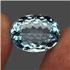 Image 1 : VVS 13.58 Ct 16x12 Mm Oval Cut 100% Natural Top Sky Blue Topaz Brazil