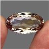 Image 1 : VVS 13.86 Ct 22x12 Mm Oval Cut Natural Bi Color Purple Yellow Ametrine Unheated