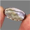 Image 3 : VVS 13.86 Ct 22x12 Mm Oval Cut Natural Bi Color Purple Yellow Ametrine Unheated