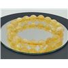 Image 1 : Natural Yellow Citrine Crystal Round Beads Stretchy Bracelet