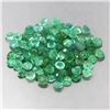 Image 3 : 5.17ct 92p 2.3mm Round Outstanding Natural Transparent Green Emerald Brazil Lot