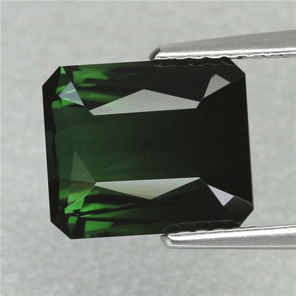 4.46ct. IF Clean Scissor-Cut Natural Bi-Color Tourmaline Unheated Mozambique Big!