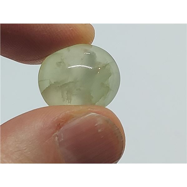 21.75 ct. PRASIOLITE (GREEN AMETHYST) CAB