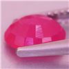 Image 2 : 1.92cts 8x7mm Oval! Pinkish Red! Natural Unheated PINK SAPPHIRE WINZA Mines Tanzania Rare