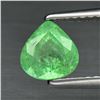 Image 1 : 1.09ct 6.5x6.2mm Pear Natural Vibrant Green Tsavorite Garnet, Namibia