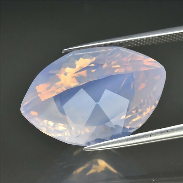 15.98ct 20.3x14.4mm Fancy Natural Unheated Lavender Amethyst, Brazil