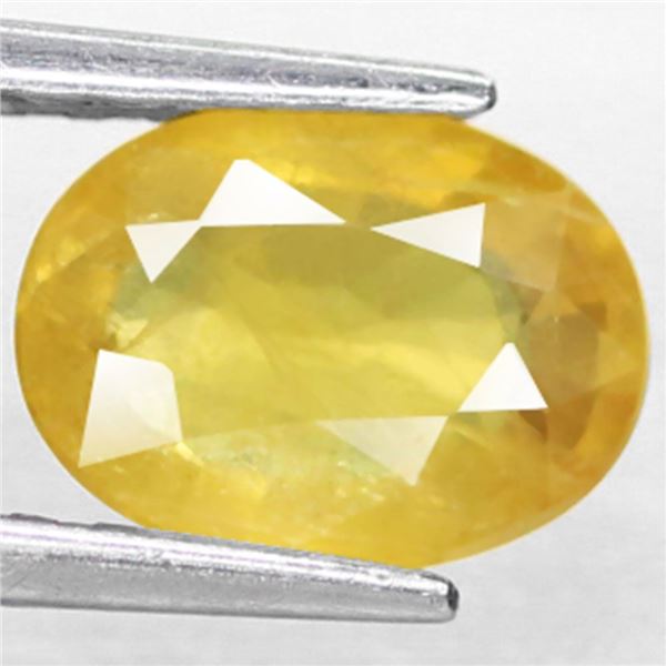 1.44Ct. Normal Heated Natural Oval Yellow Sapphire Madagascar