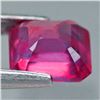 Image 3 : 1.19Ct. Heated Natural Emerald Cut Top Red Pink Ruby Mozambique