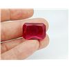 Image 1 : HUGE, HUGE  54.09 ct Lab created Octagon 24x18mm Pigeon Blood Red Ruby