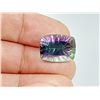 Image 1 : BIG 17.855  MULTICOLOR NATURAL MYSTIC TOPAZ CONCAVE MODIFIED CUSHION CUT AAA GEMSTONE