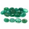 Image 1 : 2.295 CT. NATURAL 5 PCS GREEN EMERALD ZAMBIA OVAL
