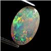 Image 1 : 1.22 Ct 11x7mm Oval Cut Natural AAA Floral Flash Play Of Color Crystal Fire Opal