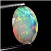 Image 2 : 1.22 Ct 11x7mm Oval Cut Natural AAA Floral Flash Play Of Color Crystal Fire Opal