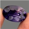 Image 2 : VVS 26.63 Ct 23x16 Mm Oval Concave Cut 100% Natural Purple Amethyst