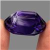 Image 3 : VVS 26.63 Ct 23x16 Mm Oval Concave Cut 100% Natural Purple Amethyst