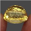 Image 3 : Big Clean 20.17ct 18x15mm Oval Cut 100% Natural Yellow Citrine Unheated Brazil