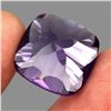 Image 3 : 19.53ct 19mm Cushion Concave Cut Natural Top Rich Purple Amethyst Unheated