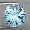 Image 2 : VVS 5.71 Ct 10mm Cushion Concave Cut 100% Natural Sky Blue Topaz Brazil