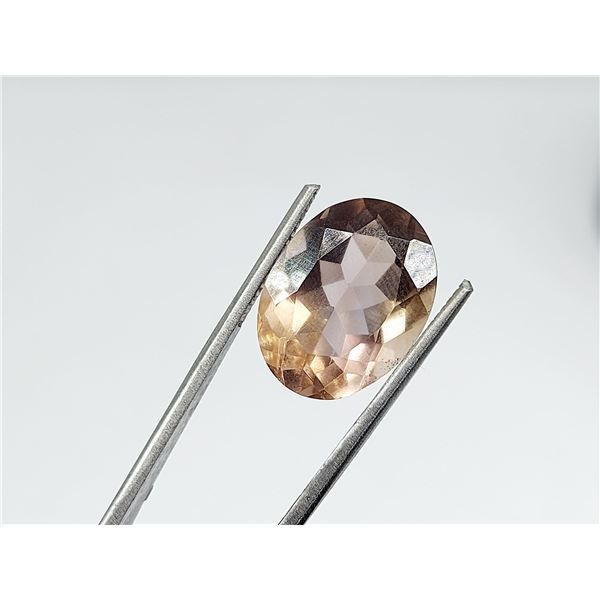 BEAUTIFUL BIG 11.295 ct. AMETRINE - FRONT LOOKS LIKE CITRINE, BACK LOOKS LIKE AMETHYST