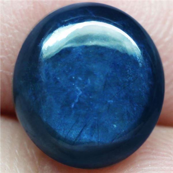 EXCEPTIONAL 6 RAYS STAR BLUE SAPPHIRE 6.80 ct.