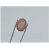 Image 1 : PEACH MOONSTONE  "CAT's EYE " EFFECT 11.46 ct.