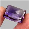 Image 2 : Jumbo Clean 57.44 Ct 25x18 mm Antique Checker Board Cut Natural Purple Amethyst