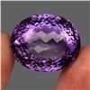 Image 3 : Museum Size Loupe Clean 88.89 ct. 29x24mm Oval Checker Board Cut Natural Purple Amethyst