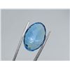 Image 3 : VVS 6.55 Ct 10.5 Mm Cushion Concave Cut 100% Natural Sky Blue Topaz Brazil