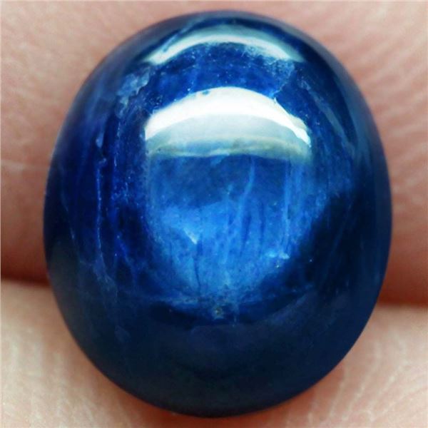 5.60 ct.  QUALITY 6 RAYS STAR BLUE SAPPHIRE