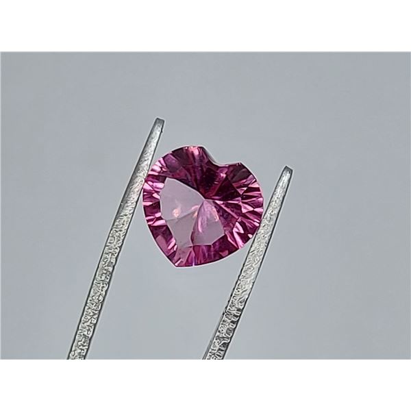 VVS 22.52ct 23x14mm Antique Concave Cut Natural Purple Amethyst Unheated