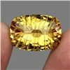 Image 2 : Loupe Clean 17.74 ct. 20x14mm Antique Concave Cut Natural Yellow Citrine Unheated Brazil