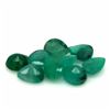 Image 2 : 2.74 CT. NATURAL 9PCS GREEN EMERALD ZAMBIA PEAR CUT