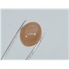 Image 1 : PEACH MOONSTONE  "CAT's EYE " EFFECT 10.10 ct.