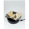 Image 1 : MUSEUM GRADE MERCEDES CALCITE ON FLUORITE MATRIX