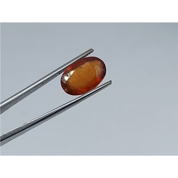 NATURAL HESSONITE GARNET 7.01 ct.