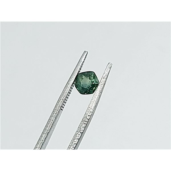 0.74 ct. FANCY GREEN SAPPHIRE