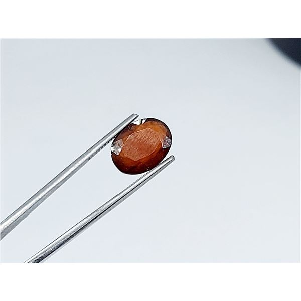 NICE HESSONITE GARNET  5.305 ct.