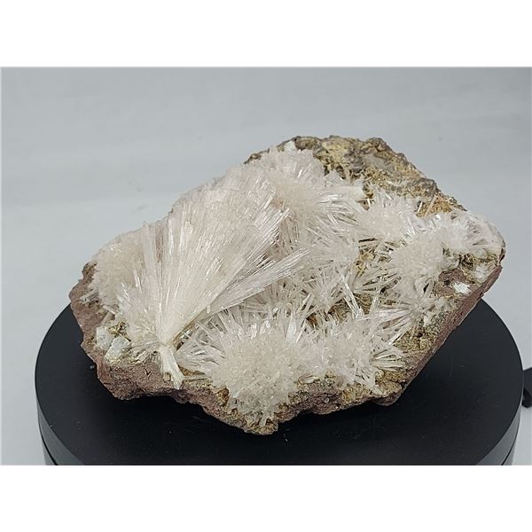 SCOLECITE SPRAYS ON MATRIX - BIG EXCEPTIONAL SPECIMEN